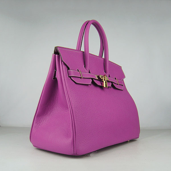 High Quality Fake Hermes Birkin 35CM Togo Leather Bag Peachblow 6089 - Click Image to Close